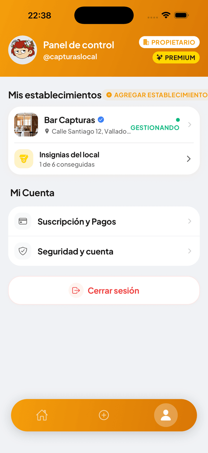 Perfil propietario